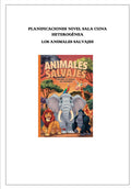 Planificaciónes Sala Cuna heterogénea “Animales Salvajes”