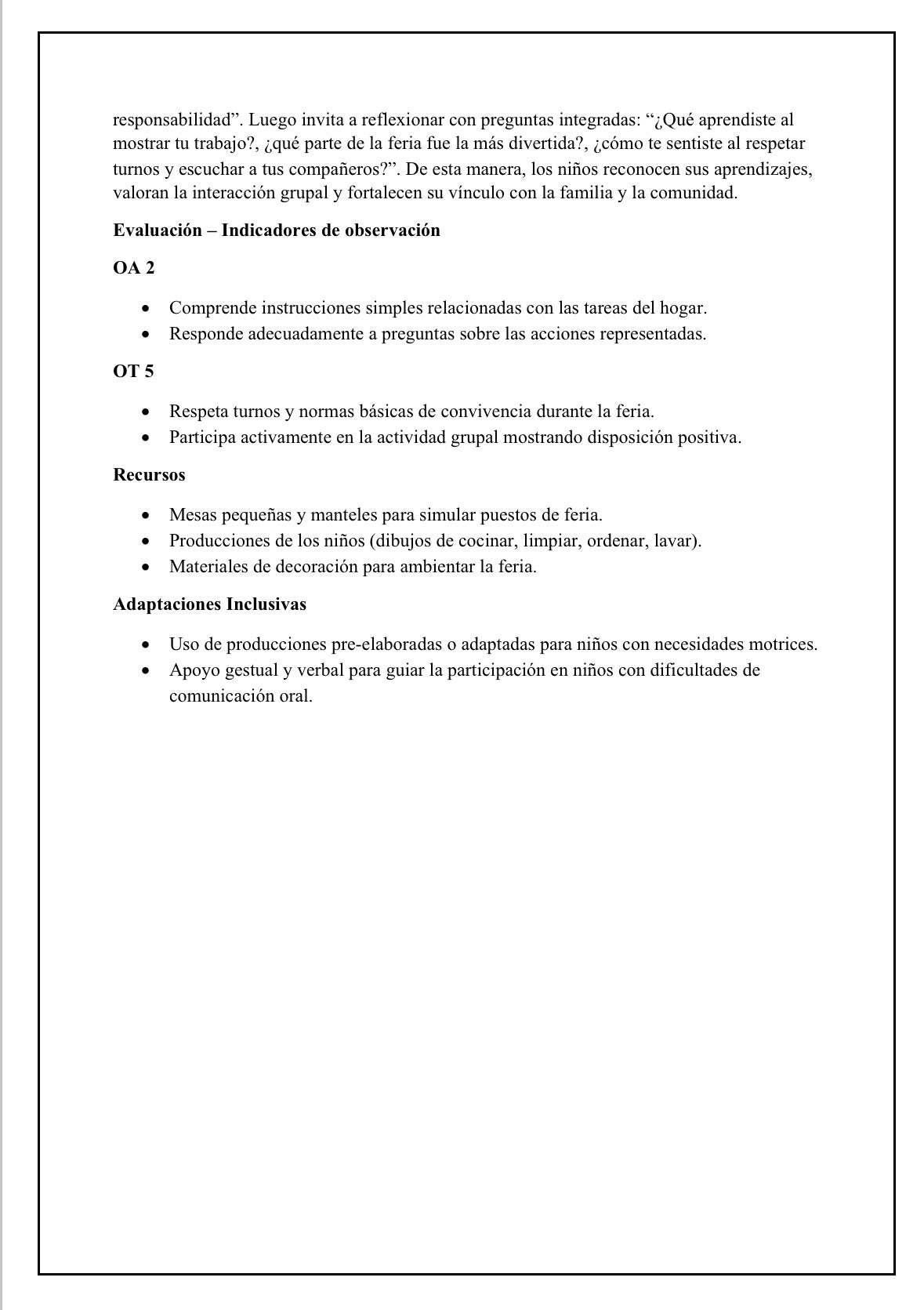 Planificación Nivel Medio Heterogéneo “Profesiones y Oficios”